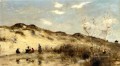 A Dune at Dunkirk plein air Romanticism Jean Baptiste Camille Corot